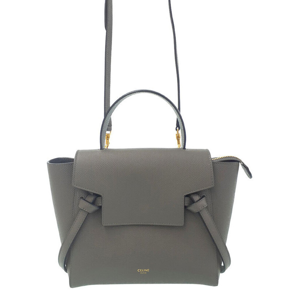 Celine Belt Bag 2way Crossbody Grained Calfskin Leather